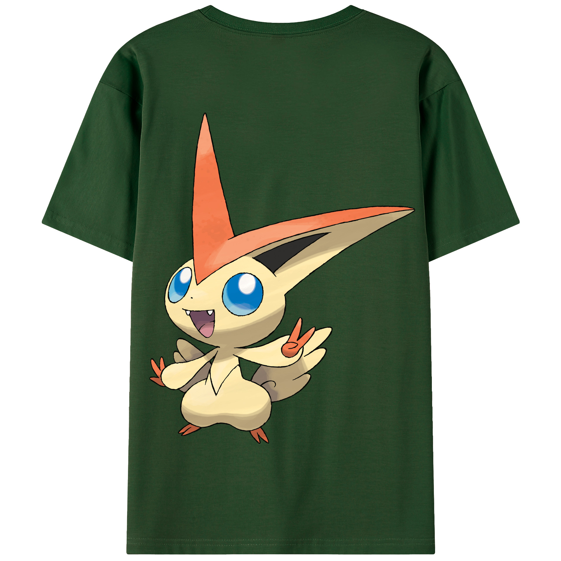 （画像用） ポケットモンスター Pokémon 綿100％半袖Tシャツ（背面プリント）